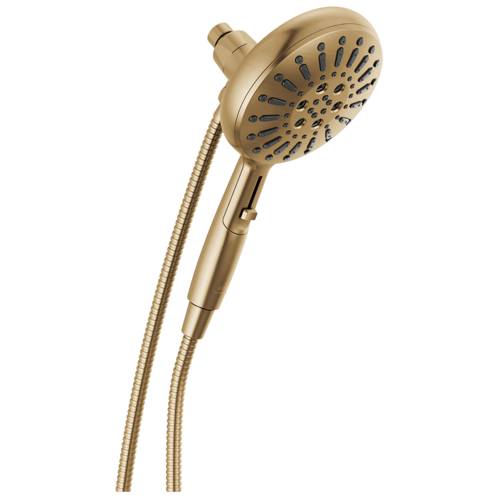 Delta Universal Showering Components 54910 7-Setting SureDock Magnetic Hand Shower, lumicoat champagne bronze