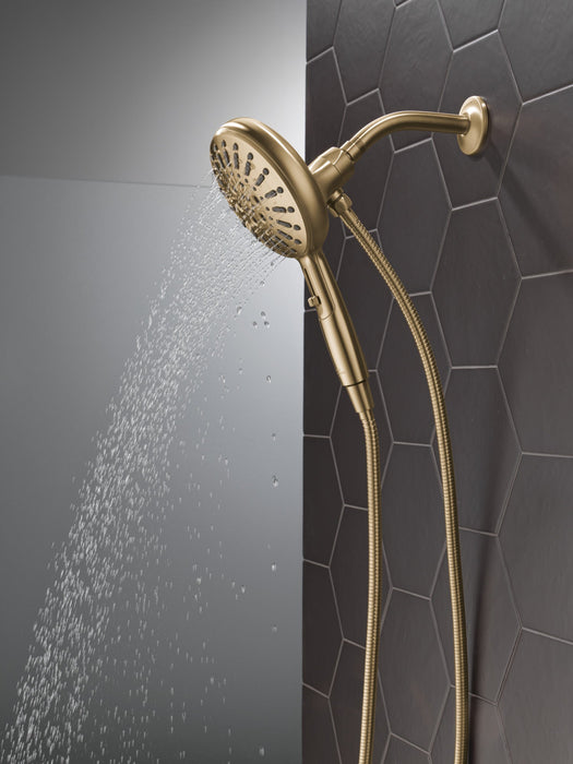 Delta Universal Showering Components 54910 7-Setting SureDock Magnetic Hand Shower, lumicoat champagne bronze - view 5