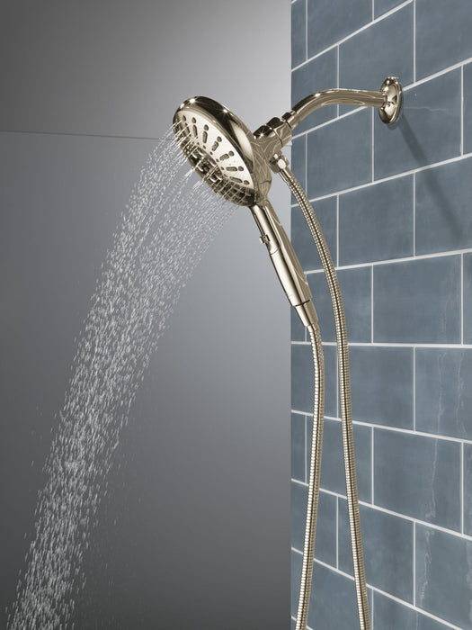 Delta Universal Showering Components 54910 7-Setting SureDock Magnetic Hand Shower, lumicoat polished nickel - view 3
