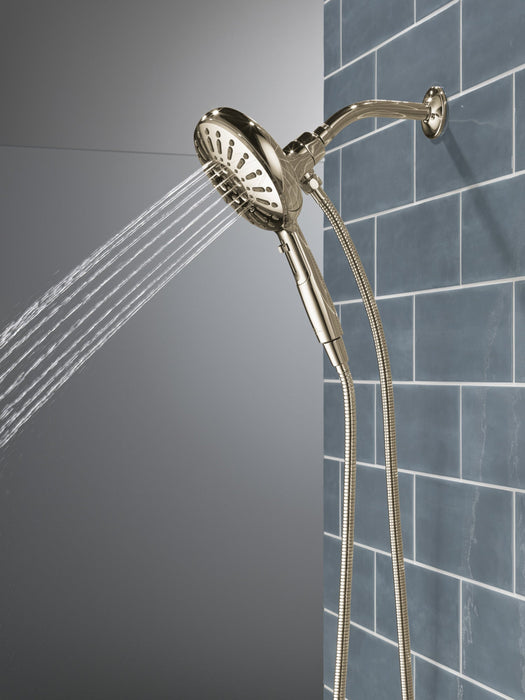 Delta Universal Showering Components 54910 7-Setting SureDock Magnetic Hand Shower, lumicoat polished nickel - view 4