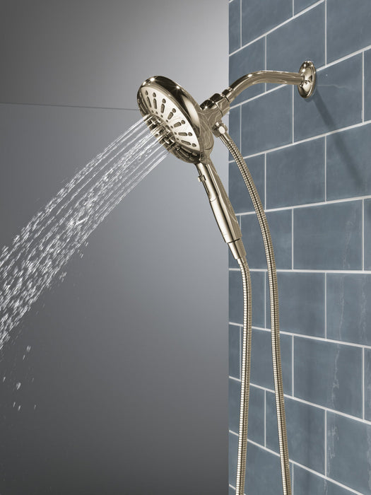 Delta Universal Showering Components 54910 7-Setting SureDock Magnetic Hand Shower, lumicoat polished nickel - view 5