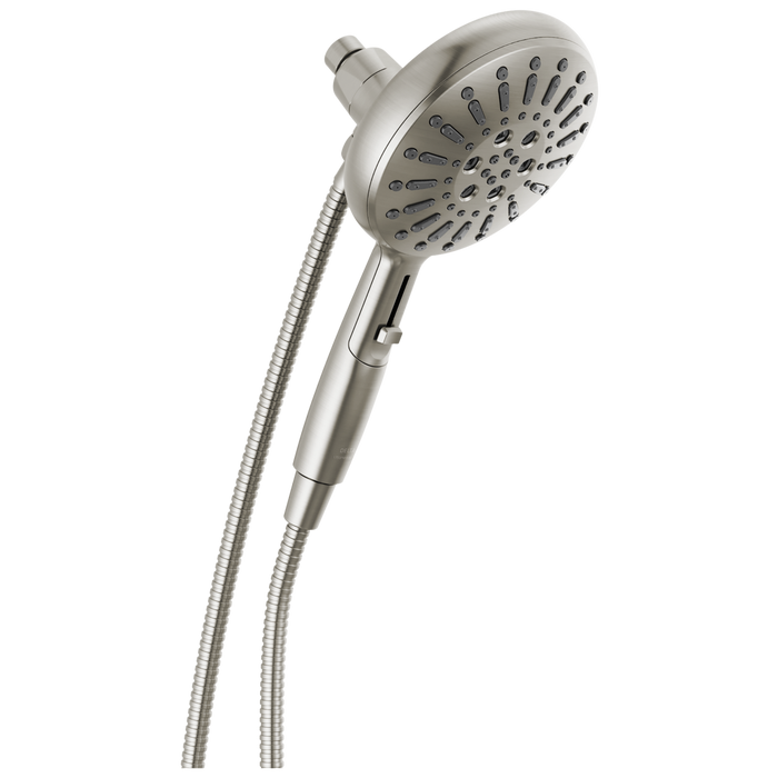 Delta Universal Showering Components 54910 7-Setting SureDock Magnetic Hand Shower, lumicoat stainless