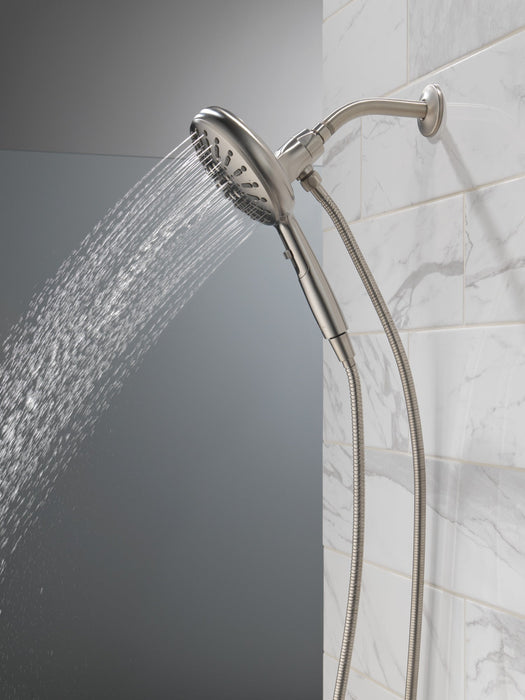 Delta Universal Showering Components 54910 7-Setting SureDock Magnetic Hand Shower, lumicoat stainless - view 4