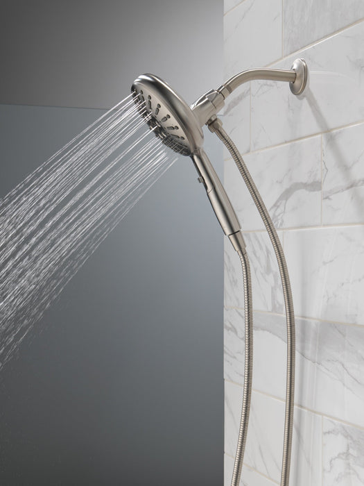 Delta Universal Showering Components 54910 7-Setting SureDock Magnetic Hand Shower, lumicoat stainless - view 5