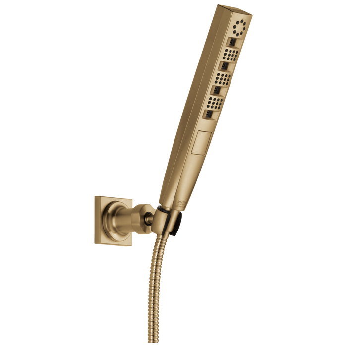 Delta Universal Showering Components 55140 H2OKINETIC 4-Setting Wall Mount Hand Shower, lumicoat champagne bronze