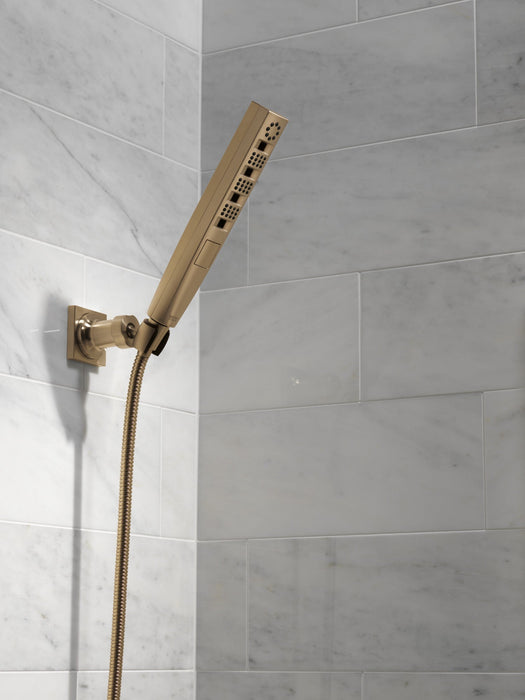 Delta Universal Showering Components 55140 H2OKINETIC 4-Setting Wall Mount Hand Shower, lumicoat champagne bronze - view 5