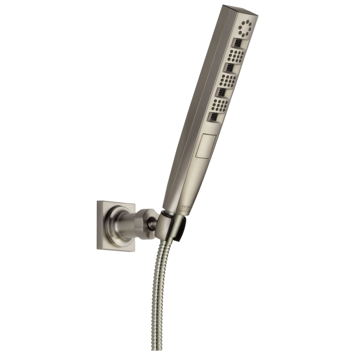 Delta Universal Showering Components 55140 H2OKINETIC 4-Setting Wall Mount Hand Shower, lumicoat stainless