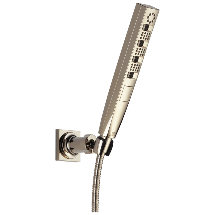 Delta Universal Showering Components 55140 H2OKINETIC 4-Setting Wall Mount Hand Shower, polished nickel