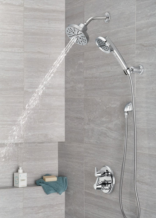 Delta Universal Showering Components 55386 3-Setting Wall Mount Handshower, lumicoat chrome - view 3