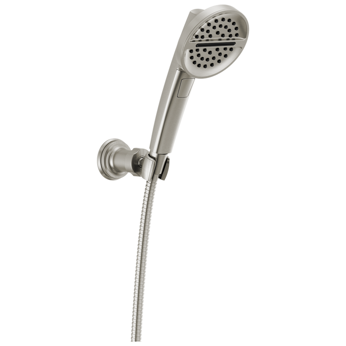 Delta Universal Showering Components 55386 3-Setting Wall Mount Handshower, lumicoat stainless