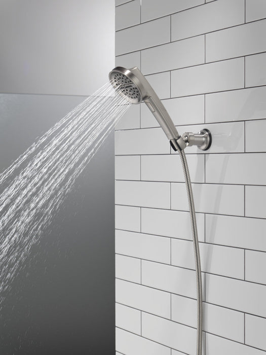 Delta Universal Showering Components 55386 3-Setting Wall Mount Handshower, lumicoat stainless - view 3