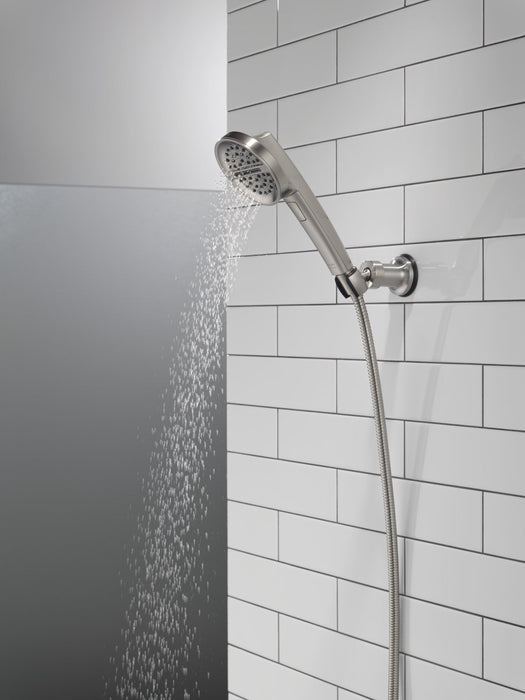 Delta Universal Showering Components 55386 3-Setting Wall Mount Handshower, lumicoat stainless - view 4