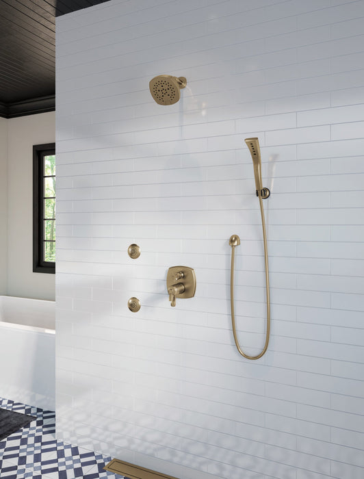 Delta Universal Showering Components 55421 H2OKINETIC Single-Setting Adjustable Wall Mount Hand Shower, champagne bronze...