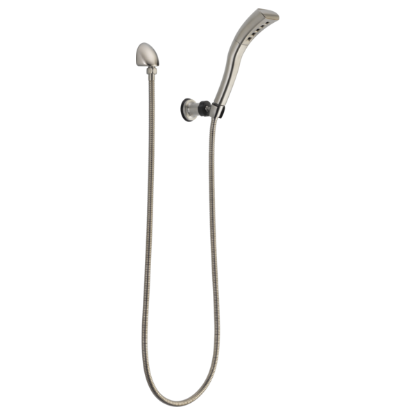 Delta Universal Showering Components 55421 H2OKINETIC Single-Setting Adjustable Wall Mount Hand Shower, stainless - view 2