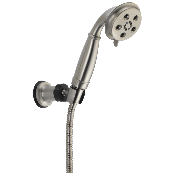 Delta Universal Showering Components 55433 H2OKINETIC 3-Setting Adjustable Wall Mount Hand Shower, stainless