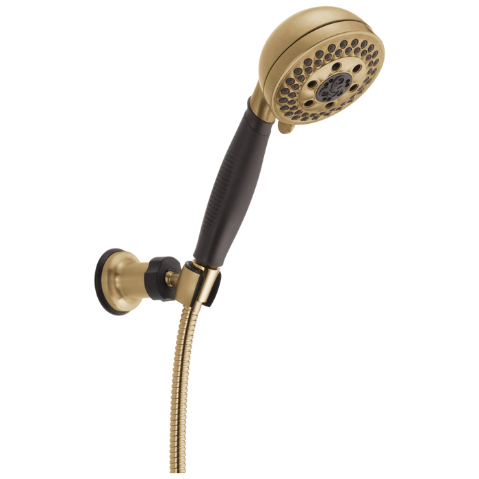 Delta Universal Showering Components 55445 H2OKINETIC 5-Setting Adjustable Wall Mount Hand Shower, champagne bronze