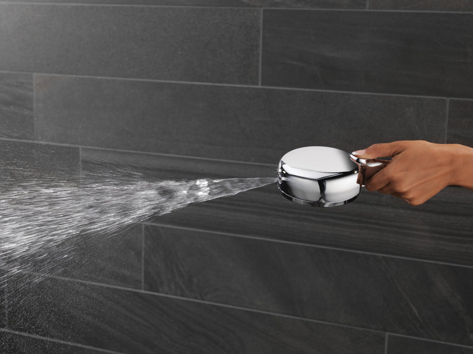 Delta Universal Showering Components 55884 7-Setting Wall Mount Hand Shower with Cleaning Spray, lumicoat chrome - view 5