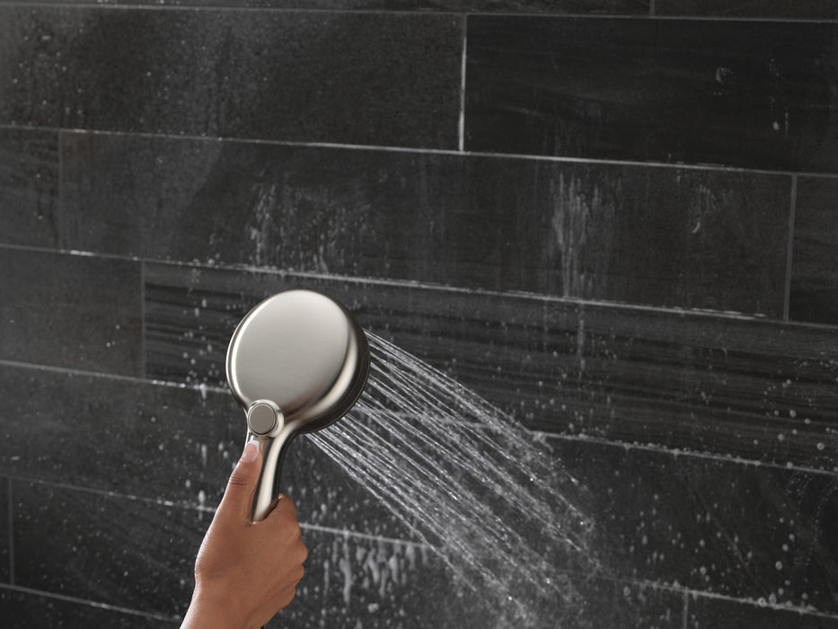 Delta Universal Showering Components 55884 7-Setting Wall Mount Hand Shower with Cleaning Spray, lumicoat stainless - view 3