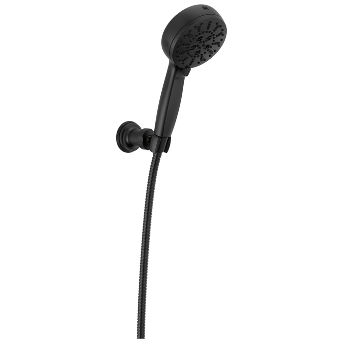 Delta Universal Showering Components 55884 7-Setting Wall Mount Hand Shower with Cleaning Spray, matte black