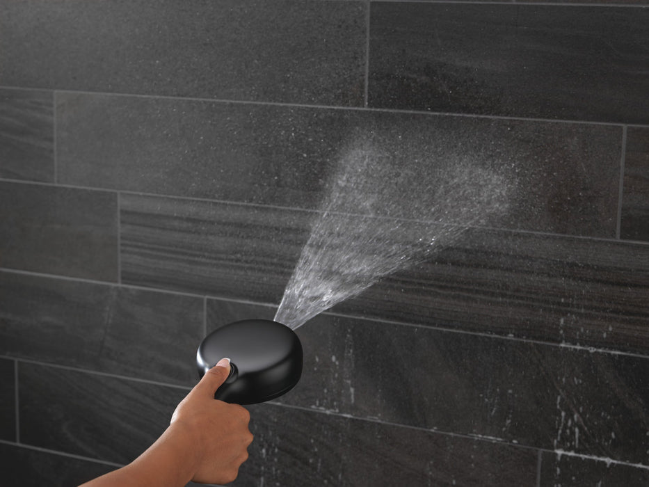 Delta Universal Showering Components 55884 7-Setting Wall Mount Hand Shower with Cleaning Spray, matte black - view 3