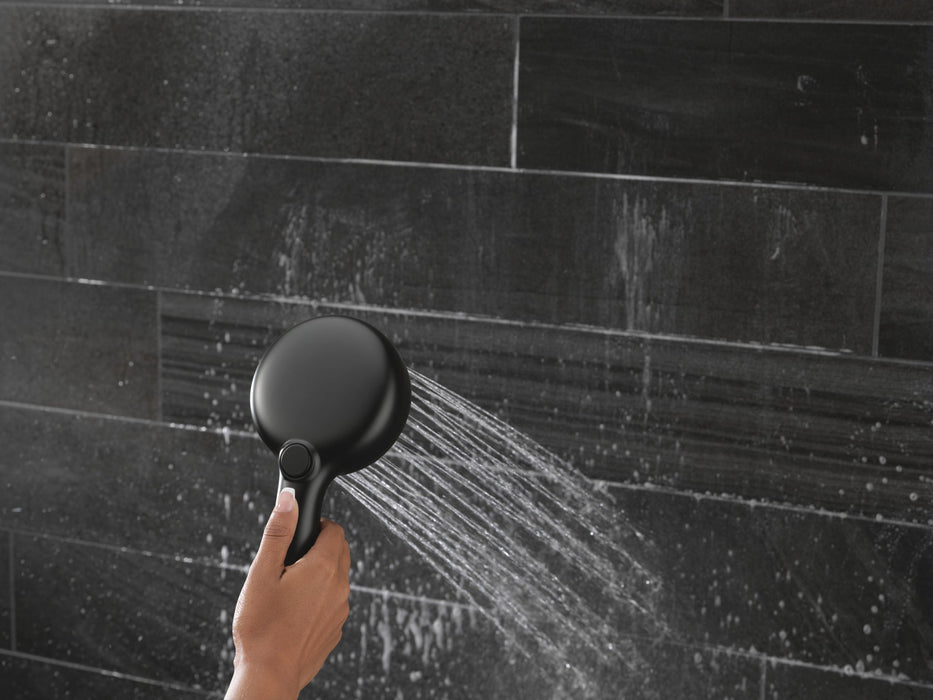 Delta Universal Showering Components 55884 7-Setting Wall Mount Hand Shower with Cleaning Spray, matte black - view 4