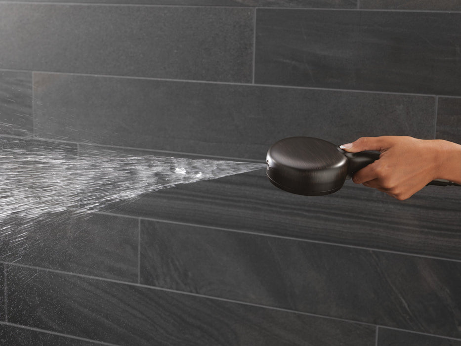 Delta Universal Showering Components 55884 7-Setting Wall Mount Hand Shower with Cleaning Spray, venetian bronze - view 5