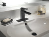 Delta Ara 568LF Single Handle Channel Bathroom Faucet, matte black 3 - view 4
