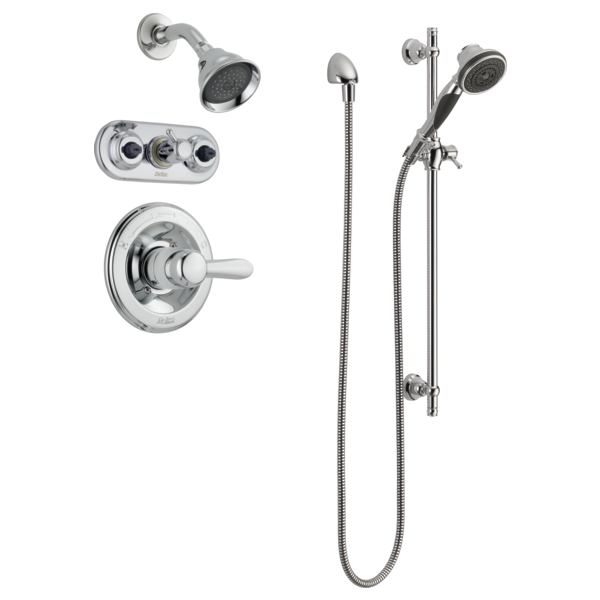 Delta 57021 Premium 3-Setting Slide Bar Hand Shower, champagne bronze - view 5