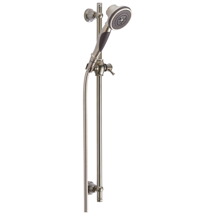 Delta 57021 Premium 3-Setting Slide Bar Hand Shower, stainless