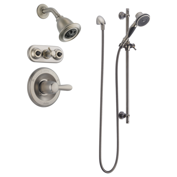 Delta 57021 Premium 3-Setting Slide Bar Hand Shower, stainless - view 5