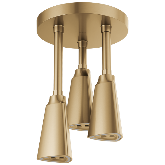Delta Universal Showering Components 57140 H2OKINETIC Pendant Raincan Shower Head with LED Light