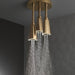 Delta Universal Showering Components 57140 H2OKINETIC Pendant Raincan Shower Head with LED Light, champagne bronze - view 2