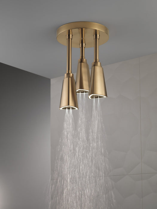 Delta Universal Showering Components 57140 H2OKINETIC Pendant Raincan Shower Head with LED Light