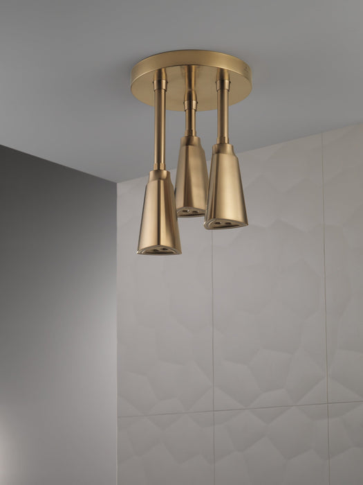 Delta Universal Showering Components 57140 H2OKINETIC Pendant Raincan Shower Head with LED Light
