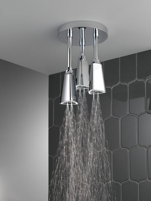 Delta Universal Showering Components 57140 H2OKINETIC Pendant Raincan Shower Head with LED Light