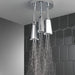 Delta Universal Showering Components 57140 H2OKINETIC Pendant Raincan Shower Head with LED Light, chrome - view 2