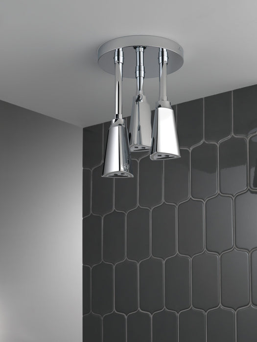Delta Universal Showering Components 57140 H2OKINETIC Pendant Raincan Shower Head with LED Light