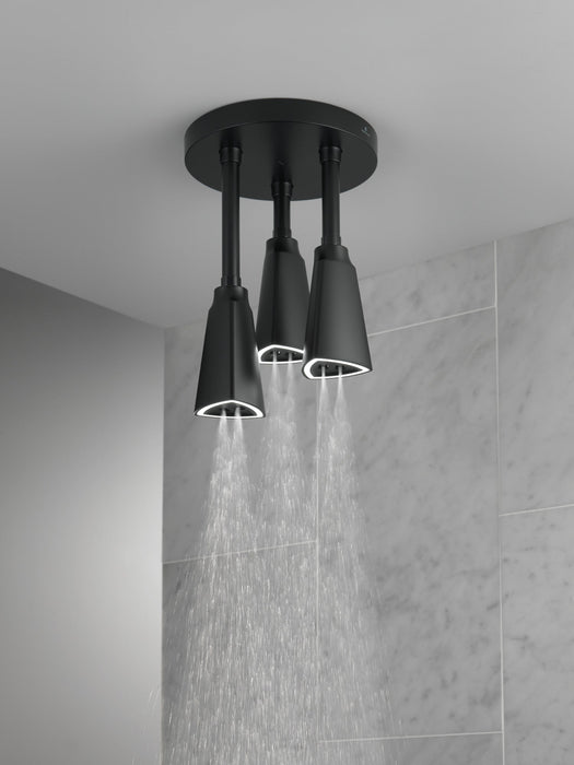 Delta Universal Showering Components 57140 H2OKINETIC Pendant Raincan Shower Head with LED Light