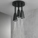 Delta Universal Showering Components 57140 H2OKINETIC Pendant Raincan Shower Head with LED Light, matte black - view 3