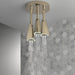 Delta Universal Showering Components 57140 H2OKINETIC Pendant Raincan Shower Head with LED Light, polished nickel - view 2