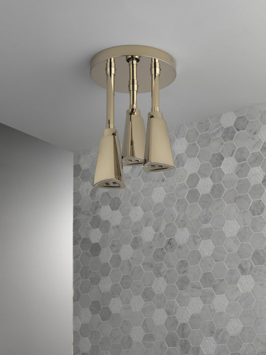Delta Universal Showering Components 57140 H2OKINETIC Pendant Raincan Shower Head with LED Light