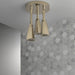 Delta Universal Showering Components 57140 H2OKINETIC Pendant Raincan Shower Head with LED Light, polished nickel - view 3