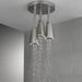 Delta Universal Showering Components 57140 H2OKINETIC Pendant Raincan Shower Head with LED Light, stainless - view 2