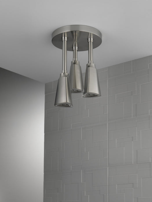 Delta Universal Showering Components 57140 H2OKINETIC Pendant Raincan Shower Head with LED Light