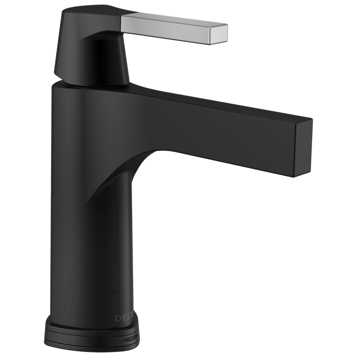 Delta Zura 574T Touch2O Bathroom Faucet with Touchless Technology, chrome matte black
