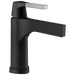 Delta Zura 574T Touch2O Bathroom Faucet with Touchless Technology, chrome matte black