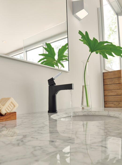 Delta Zura 574T Touch2O Bathroom Faucet with Touchless Technology, chrome matte black - view 2