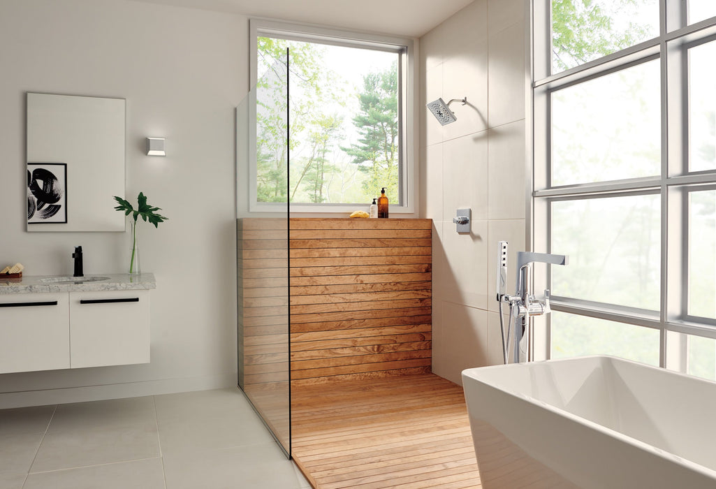 Delta Zura 574T Touch2O Bathroom Faucet with Touchless Technology, chrome matte black - view 5