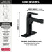 Delta Zura 574T Touch2O Bathroom Faucet with Touchless Technology, matte black - view 2