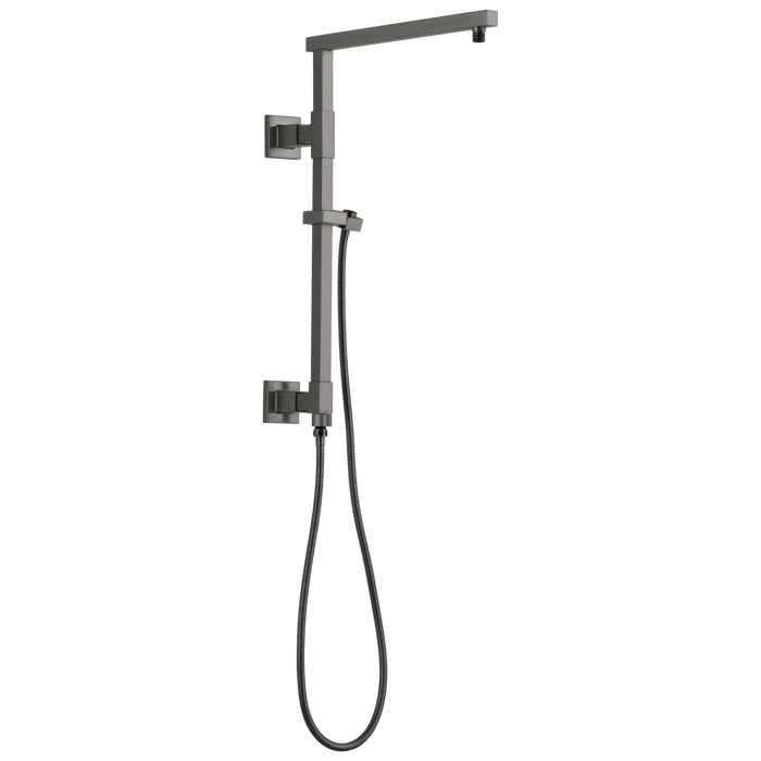 Delta Universal Showering Components 58410 Shower Column 18" Angular, lumicoat black stainless